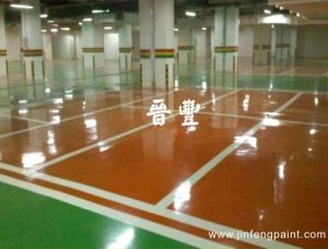 自流平馒面环氧地坪车位